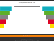Tablet Screenshot of goodgrammarchecker.com